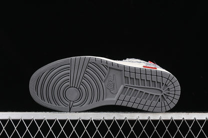 Nike Air Jordan 1 Low DIOR White Grey Sneakers