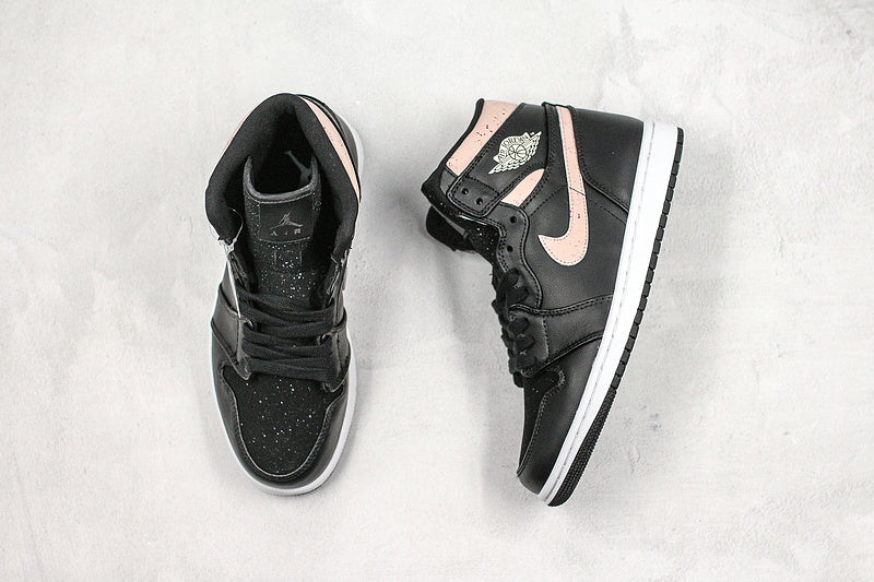 Nike Air Jordan 1 Retro High PRM Black Silt Red Sneakers
