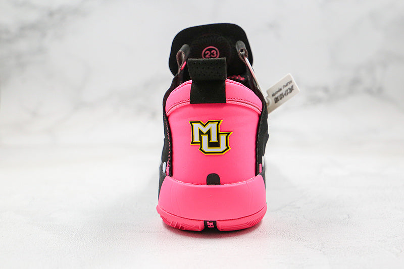 Nike Air Jordan 34 Black Pink Sneakers