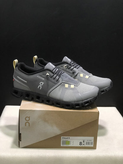 On Running Cloud 5 Lightweight Running Shoes Wolf Grey/Black