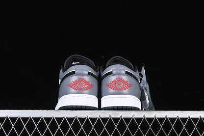 Nike Air Jordan 1 Low Black White Grey Casual Sneakers