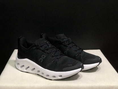 On Running Cloudsurfer Trail Waterproof Comfortable And Breathable Running Shoes Black/White