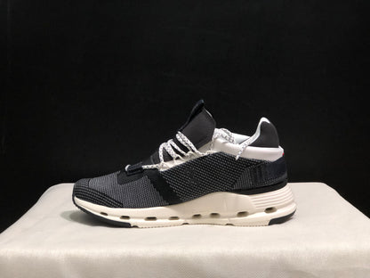 On Running Cloudnova Lightweight Sports Casual Shoes Black/White