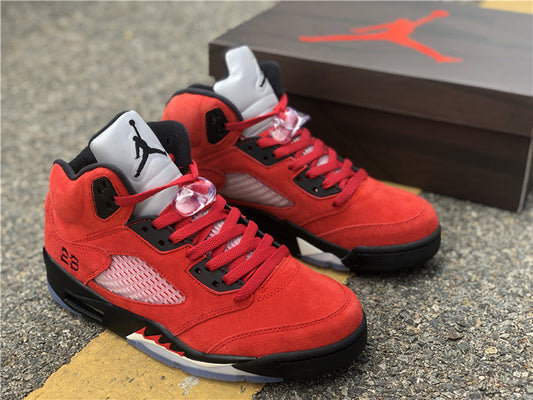 Nike Air Jordan 5 Retro Raging Bulls Red Sneakers