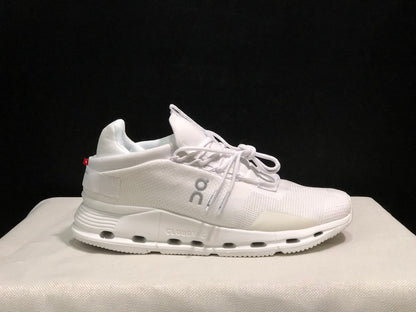 On Running Cloudnova Lightweight Sports Casual Shoes All White