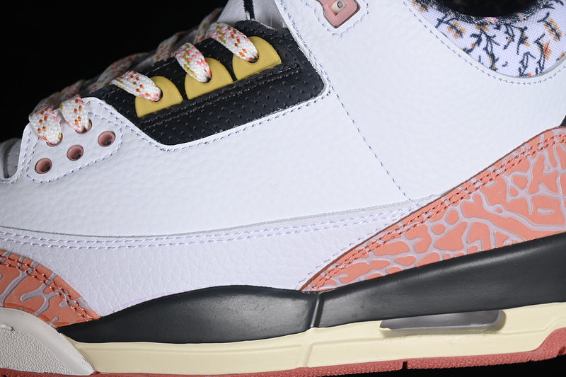 Nike Air Jordan 3 Retro GS White Anthracite Red Stardust Sneakers