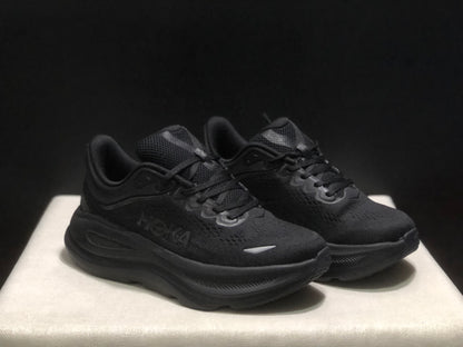 Hoka One One Bondi 9 Comfortable Low-top Running Shoes Sneakers Black