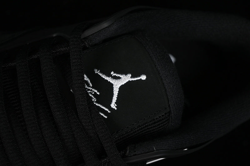 Nike Air Jordan 4 Remastered Pure Black Sneakers