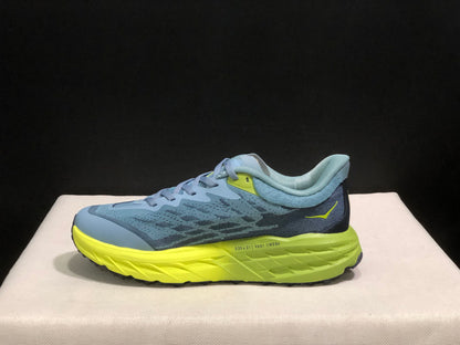 Hoka One One Speedgoat 5 Trail Running Shoes Sneakers Bluish Gray