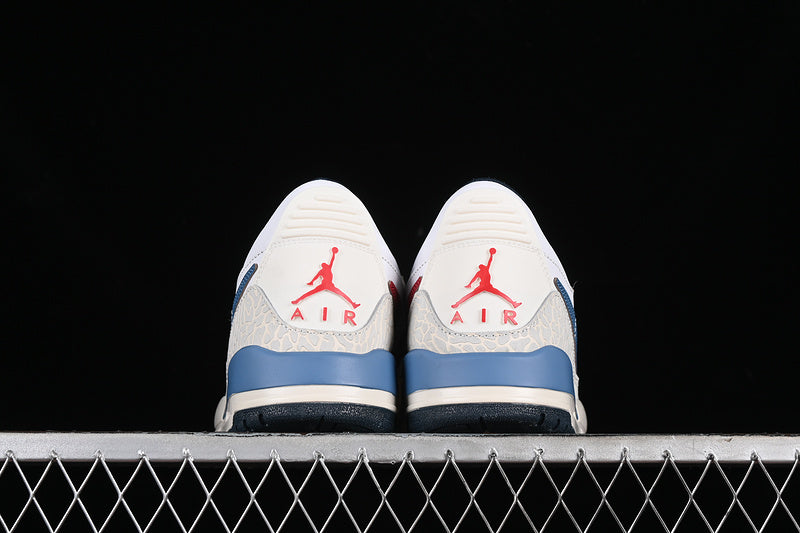 Nike Air Jordan Legacy 312 Low White Grey Blue Orange Sneakers