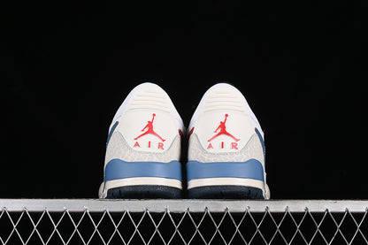 Nike Air Jordan Legacy 312 Low White Grey Blue Orange Sneakers