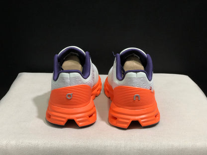On Running Cloudstratus Shock-Absorbing And Breathable Running Shoes Light Grey/Orange