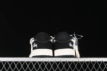 Nike Air Jordan 1 Low Travis Scott Fragment Design OG SP Black Beige Sneakers