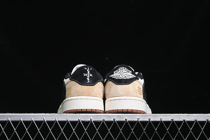 Travis Scott Fragment Design Nike Air Jordan 1 Low Givenchy OG SP Black Brown White Sneakers