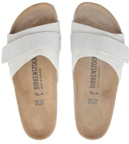 Birkenstock Oita 1024226 Suede Leather Antique White Sandals