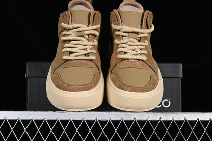 Nike Air Jordan 4 Retro Coconut Milk Soles Brown Sneakers