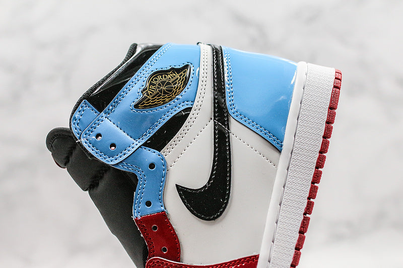 Nike Air Jordan 1 Retro OG High Fearless Red White Blue Sneakers
