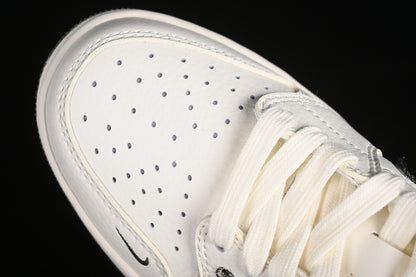 Nike Air Jordan 1 Low DIOR Off-White Travis Scott  Fragment Design White Grass Green Sneakers