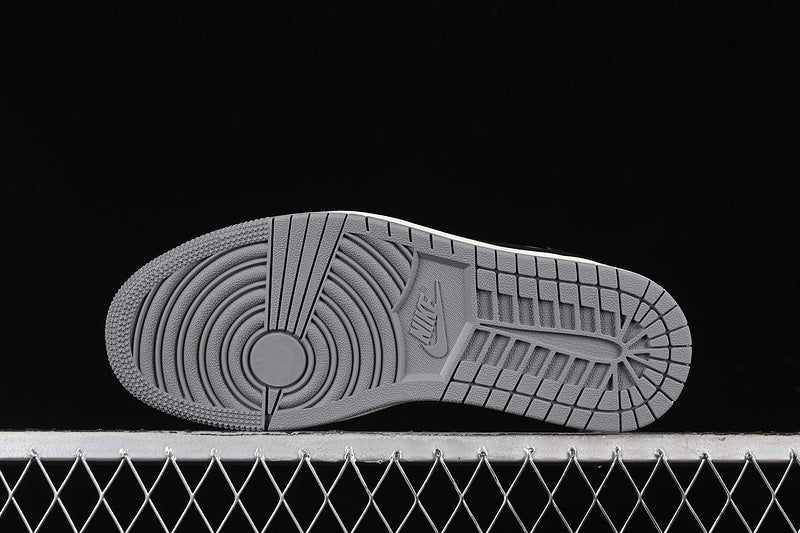 Travis Scott Fragment Design Nike Air Jordan 1 Low OG SP Black Grey White Casual Sports Shoes