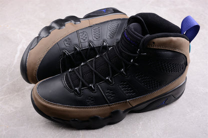 Nike Air Jordan 9 Retro Light Olive Black Brown Sneakers