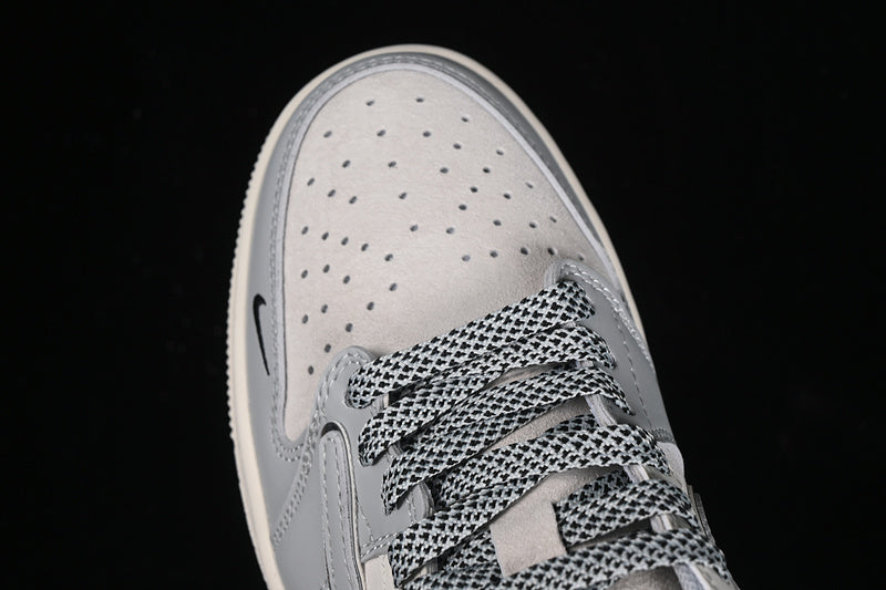Nike Air Jordan 1 Low Travis Scott Fragment Design OG SP Beige Grey Silver Sneakers
