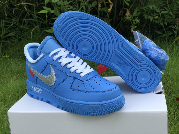 Nike Air Force 1 Low Off-White MCA University Blue Sneakers