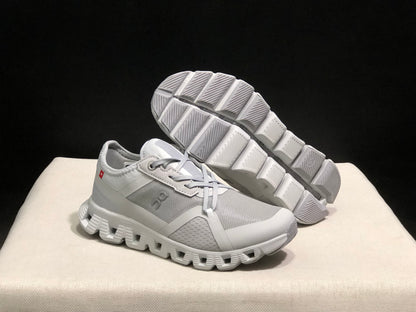 On Running Cloud X 3 AD Comfortable Wear-Resistant Training Shoes Clacier/Ash