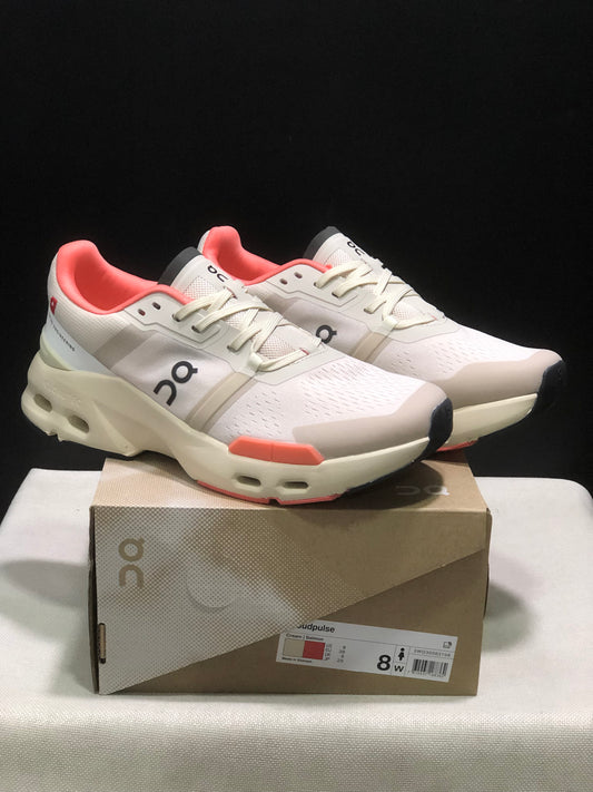On Running Cloudpulse Comfortable Running Shoes Cream/Orange