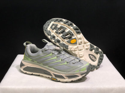 Hoka One One Mafate Three 2 Anti-slip Running Shoes Sneakers Gray