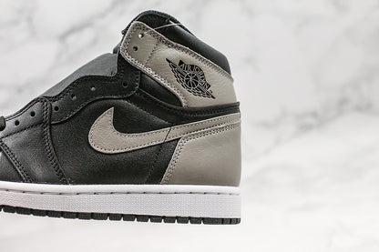 Nike Air Jordan 1 Retro High-Top Shadow 2018 Black/Grey Sneakers