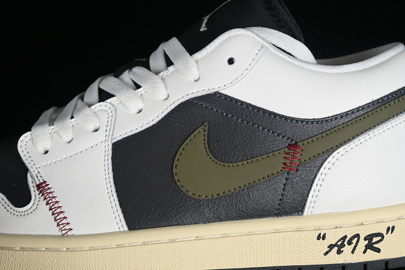Nike Air Jordan 1 Low Anthracite Black White Sneakers