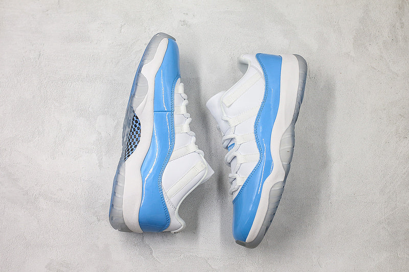 Nike Air Jordan 11 Retro Low White University Blue UNC Sneakers