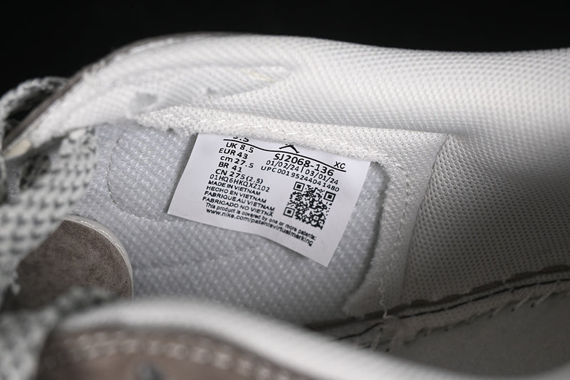 Travis Scott Fragment Design Nike Air Jordan 1 Low OG SP Light Brown White Sneakers