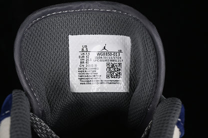 Nike Air Jordan 1 Low Off-White White Blue Grey Sneakers