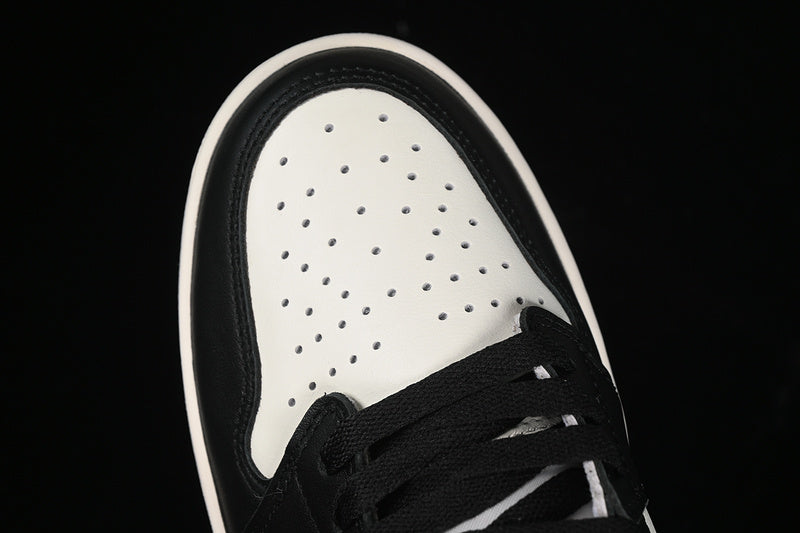 Nike Air Jordan 1 Low Mocha Black White Palomino Sneakers