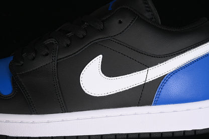 Nike Air Jordan 1 Low Black White Game Royal Sneakers