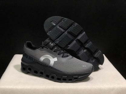 On Running Cloudmonster 2 Shock-Absorbing And Breathable Running Shoes Dark Grey/Black