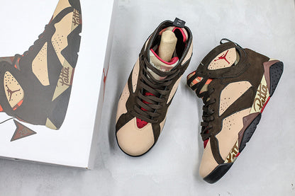 Nike Air Jordan 7 Retro Patta Shimmer Brown Sneakers