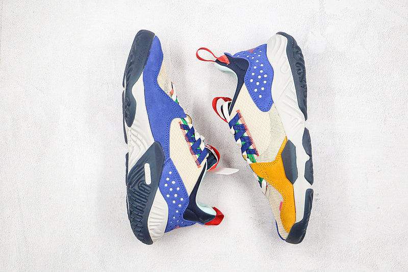 Nike Air Jordan Delta Low Beige Blue Multicolour Sneakers