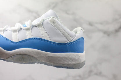 Nike Air Jordan 11 Retro Low White University Blue UNC Sneakers