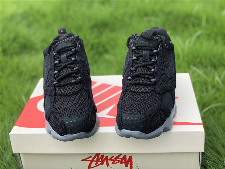 Nike Air Jordan Zoom Spiridon Cage 2 Stussy Black Sneakers