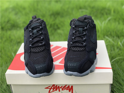 Nike Air Jordan Zoom Spiridon Cage 2 Stussy Black Sneakers