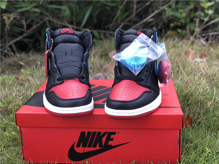 Nike Air Jordan 1 High OG UNC To Chicago 2020 Black Blue Red Sneakers