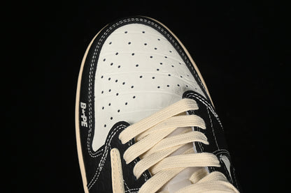 Nike Air Jordan 1 Low BAPE Travis Scott Fragment Design Blue Beige White Black Sneakers