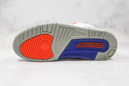 Nike Air Jordan 3 Retro Knicks OG III Orange Blue White Sneakers