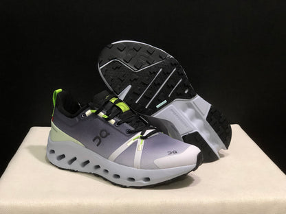 On Running Cloudsurfer Trail Waterproof Comfortable And Breathable Running Shoes Grey/Heather