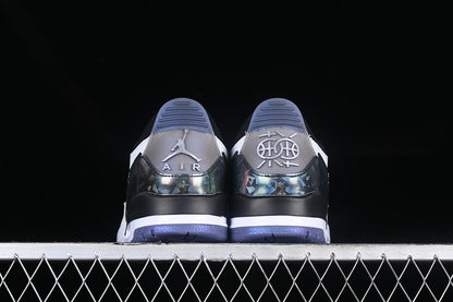 Nike Air Jordan Legacy 312 Low 25th Anniversary Grey White Purple Sole Sneakers