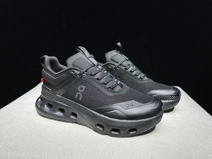 On Running Cloudnova X Comfortable Anti-Slip Running Shoes All Black