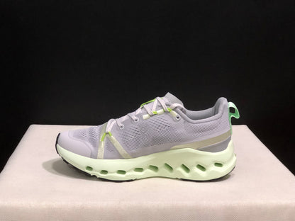 On Running Cloudsurfer Trail Waterproof Comfortable And Breathable Running Shoes Frost/Lima