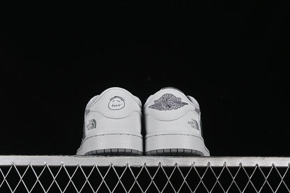 Travis Scott Fragment Design Nike Air Jordan 1 Low The North Face OG SP Grey Sneakers